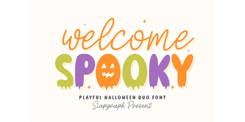Welcome Spooky Font by SiapGraph — Display Font