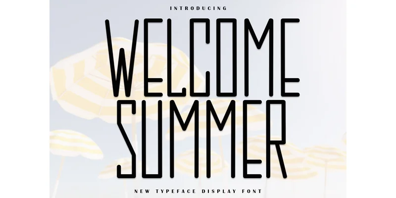 Welcome Summer Font by NYA Letter — Display Font