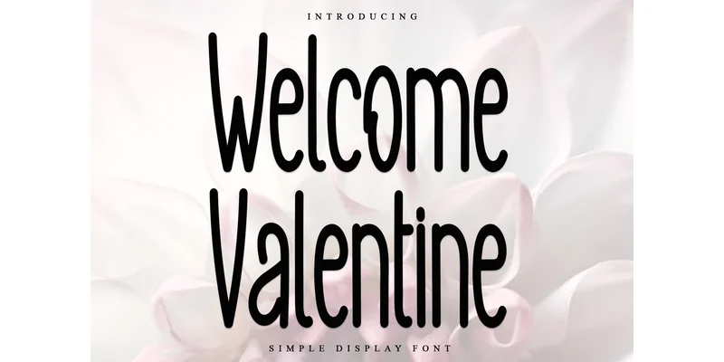 Welcome Valentine Font by ONE DESIGN — Display Font