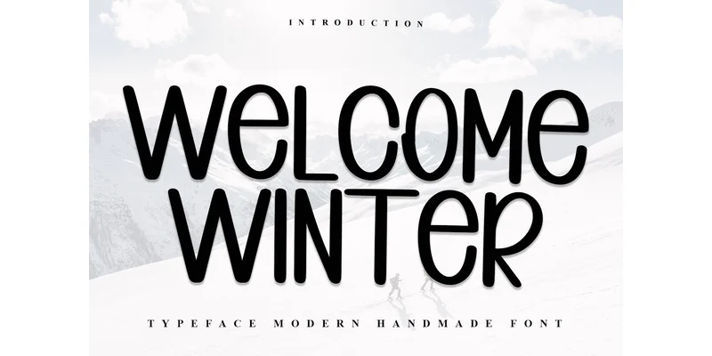 Welcome Winter Font by Inermedia STUDIO by Inermedia STUDIO — Sans Serif Font