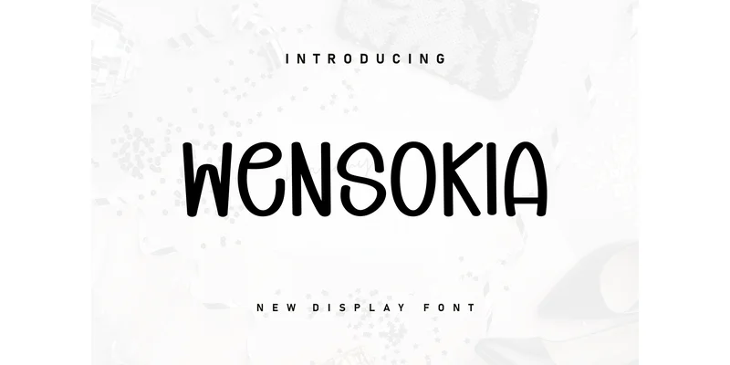 Wensokia Font by Berkah Shop — Display Font