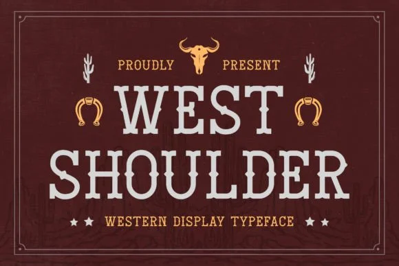 West Shoulder by TypeFactory — Slab Serif Font