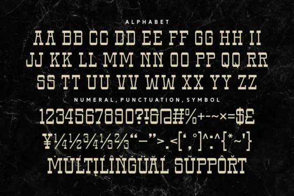 Western Capital by Jasm (7NTypes) — Slab Serif Font — thumbnail 6