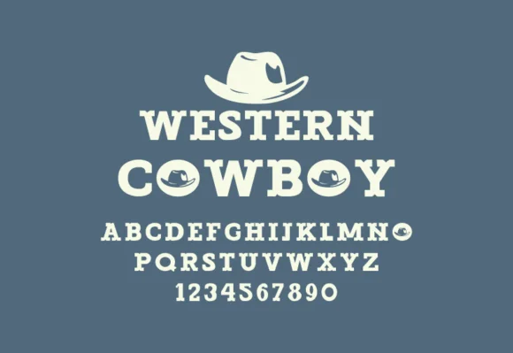 Western Cowboy by GraphicsNinja — Slab Serif Font