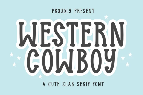Western Cowboy by CraftedType Studio — Slab Serif Font