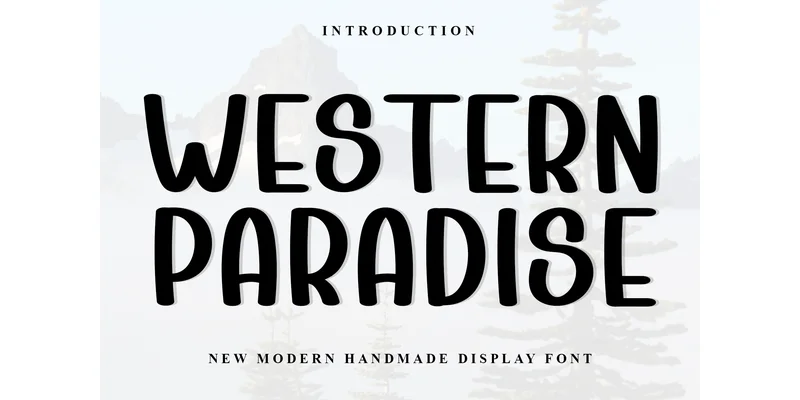 Western Paradise Font by FreshTypeINK — Display Font