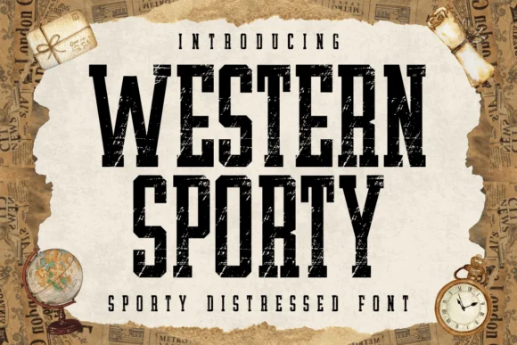 Western Sporty by Almairatype Studio — Slab Serif Font