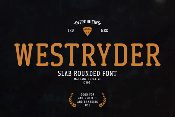 Westryder by Maulana Creative — Slab Serif Font