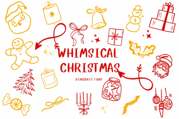 Whimsical Christmas by CHANOK — Dingbats Font