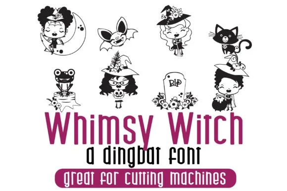 Whimsy Witch by Illustration Ink — Dingbats Font