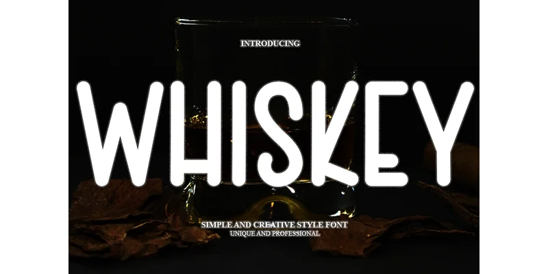 Whiskey Font by PAYJHOshop — Display Font