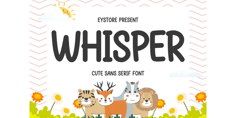 Whisper Font by Eystore by Eystore — Sans Serif Font