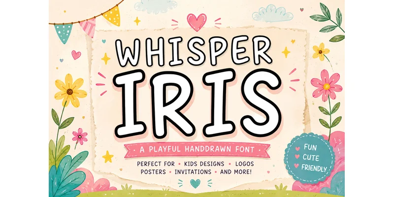 Whisper Iris Font by ABC Font — Display Font