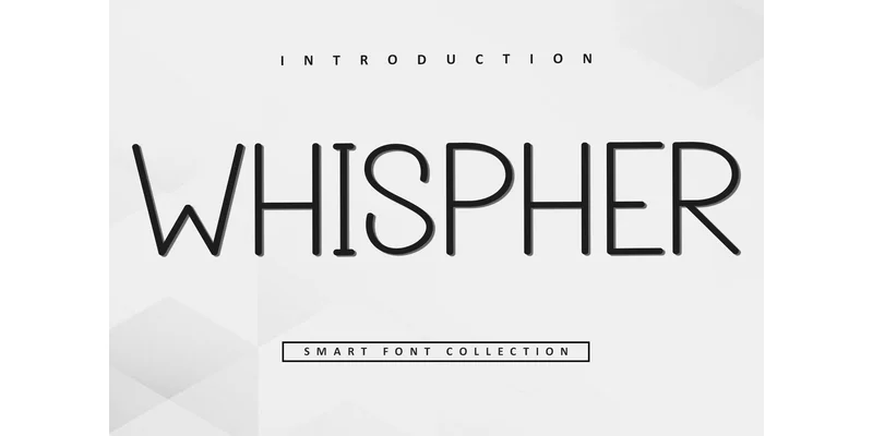 Whispher Font by Inermedia STUDIO by Inermedia STUDIO — Sans Serif Font