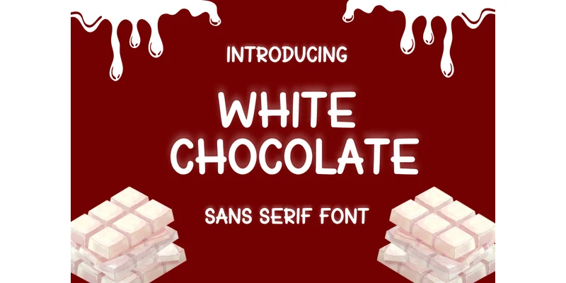 White Chocolate Font by CraftedType Studio by CraftedType Studio — Sans Serif Font