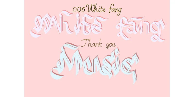 White Fang Font by arnon.021993 by arnon.021993 — Blackletter Font