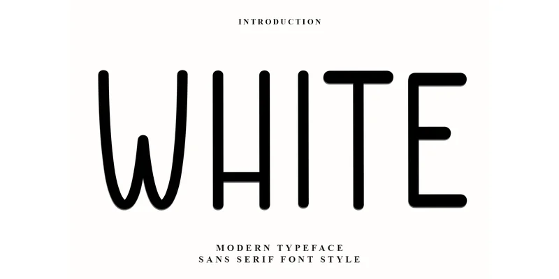 White Font by FreshTypeINK by FreshTypeINK — Sans Serif Font