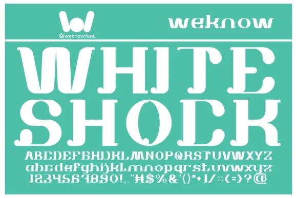 White Shock by weknow — Slab Serif Font