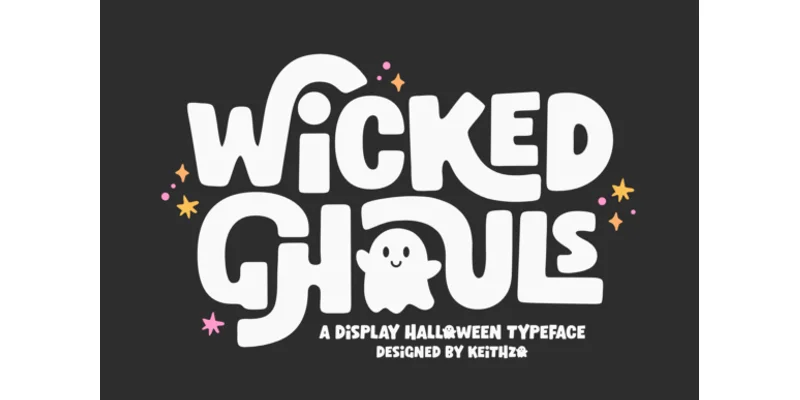 Wicked Ghouls Font by Keithzo (7NTypes) — Display Font