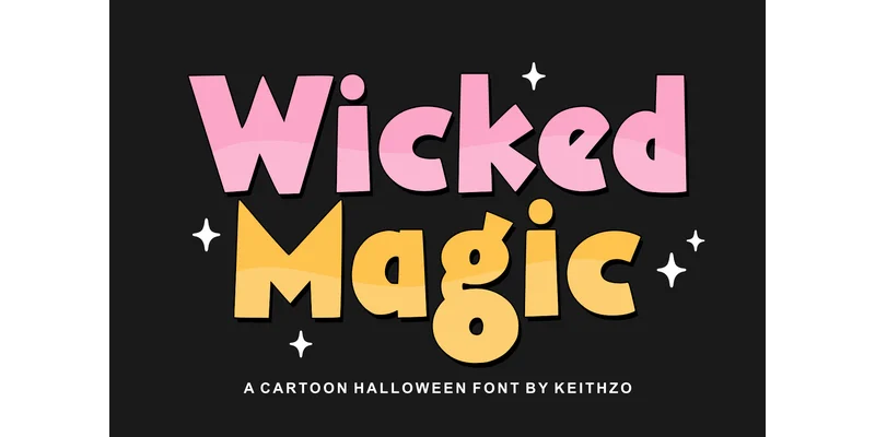 Wicked Magic Font by Keithzo (7NTypes) — Display Font