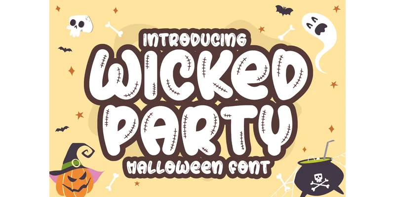 Wicked Party Font by Typefar — Display Font