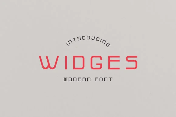 Widges by padgoods — Slab Serif Font