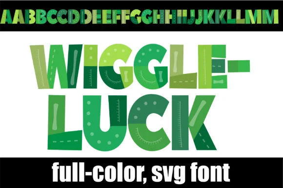 Wiggleluck by Illustration Ink — Color Fonts Font