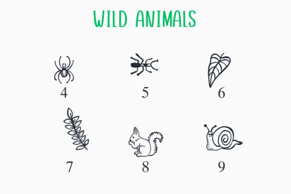 Wild Animals by Nongyao — Dingbats Font — thumbnail 4