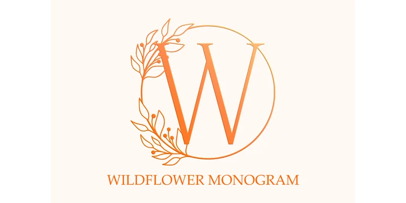 Wildflower Monogram Font by Letterayu by Letterayu — Decorative Font