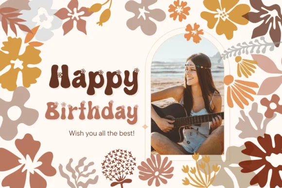 Wildflowers Boho by Pui Art — Dingbats Font — thumbnail 5