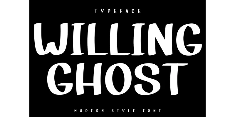 Willing Ghost Font by Inermedia STUDIO — Display Font