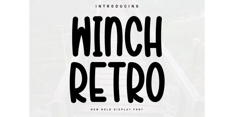Winch Retro Font by Berkah Shop — Display Font
