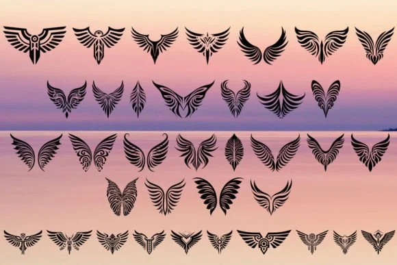 Wings of Freedom by MOMAT THIRTYONE — Dingbats Font — thumbnail 2