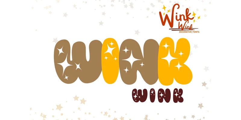 Wink Wink Font by PraewDesigns by PraewDesigns — Decorative Font