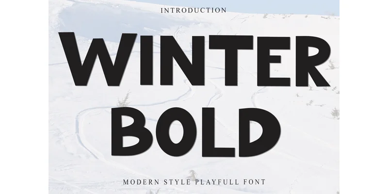 Winter Bold Font by PiPi Creative — Display Font