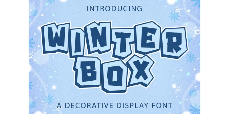 Winter Box Font by Kido Studio — Display Font