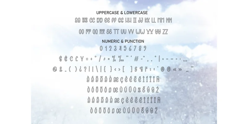 Winter Bright Font by Misterletter.co — Display Font — thumbnail 7