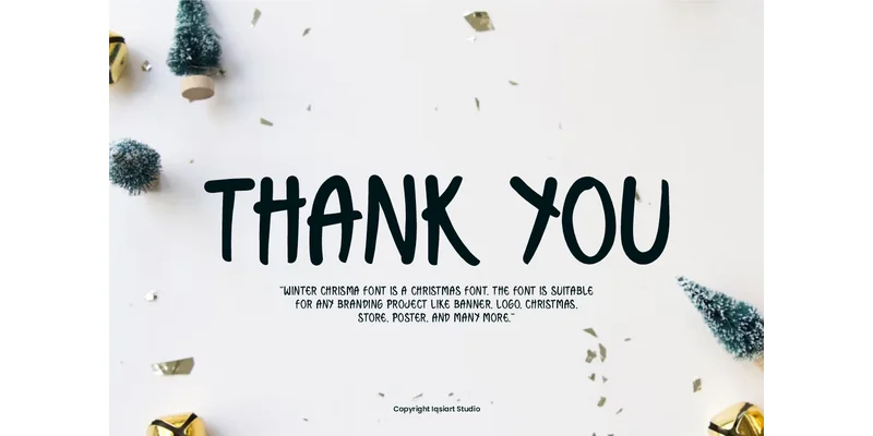 Winter Chrisma Font by IqsiartStudio — Display Font — thumbnail 7