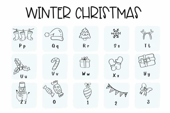 Winter Christmas by Sirinart — Dingbats Font — thumbnail 3