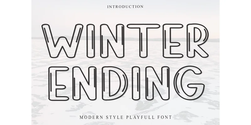 Winter Ending Font by Inermedia STUDIO — Display Font