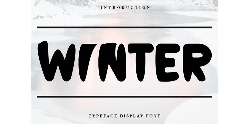 Winter Font by FreshTypeINK — Display Font
