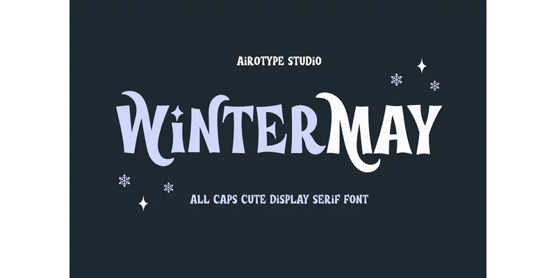 Winter May Font by airotype — Display Font
