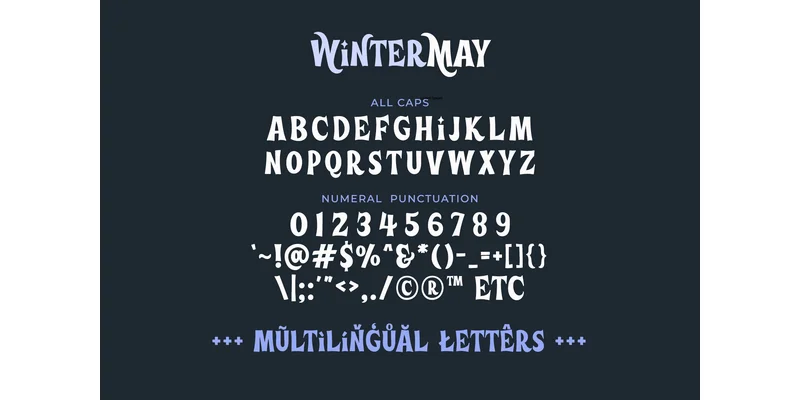 Winter May Font by airotype — Display Font — thumbnail 8
