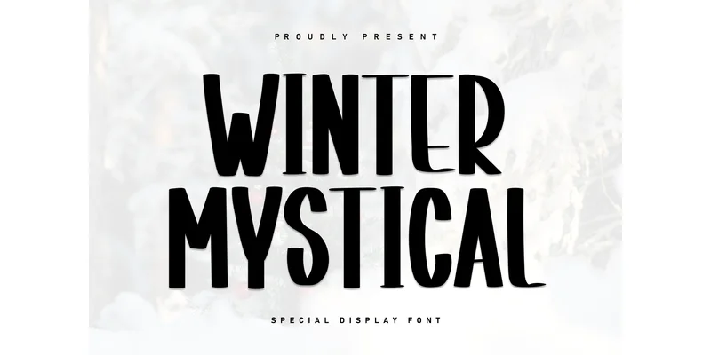 Winter Mystical Font by Berkah Shop — Display Font