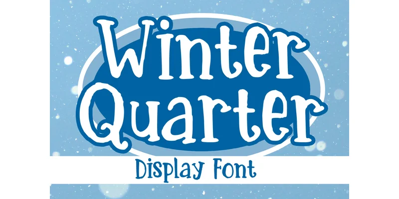 Winter Quarter Font by MVMET โ Serif Font