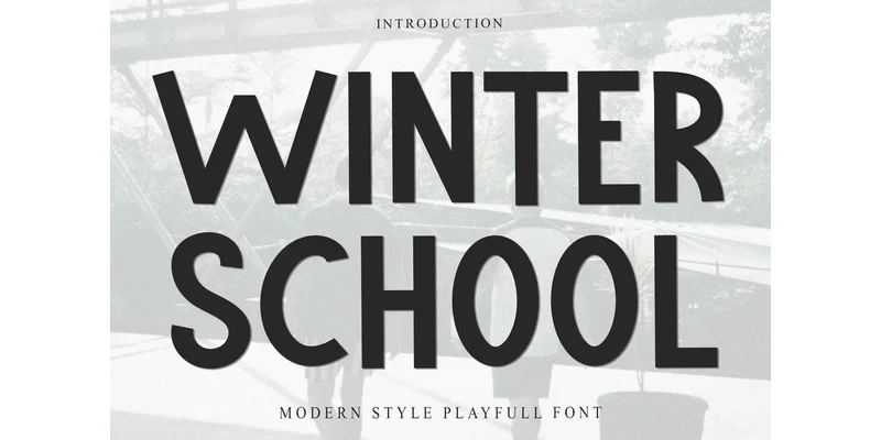 Winter School Font by Inermedia STUDIO by Inermedia STUDIO — Sans Serif Font