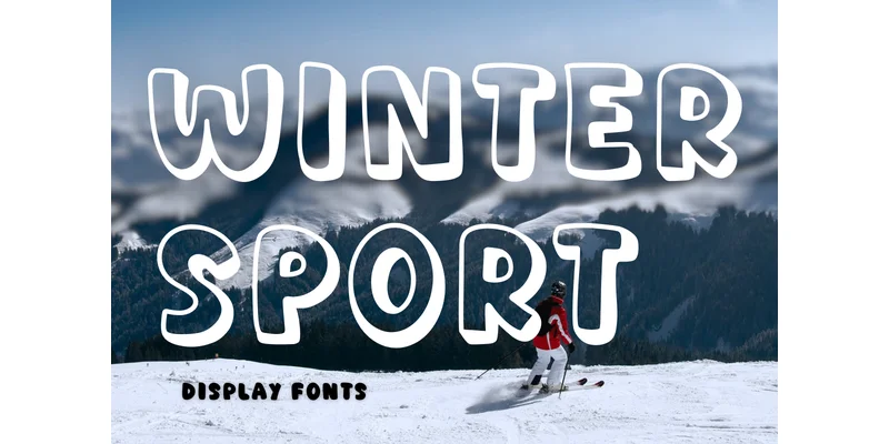 Winter Sport Font by Bee piyanuch — Display Font