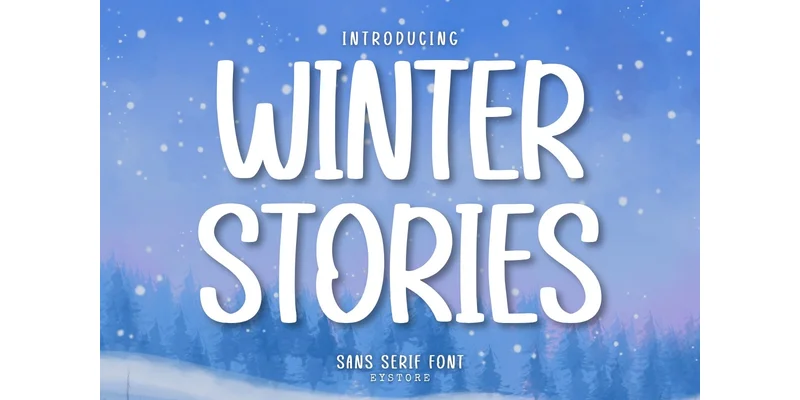 Winter Stories Font by Eystore by Eystore — Sans Serif Font