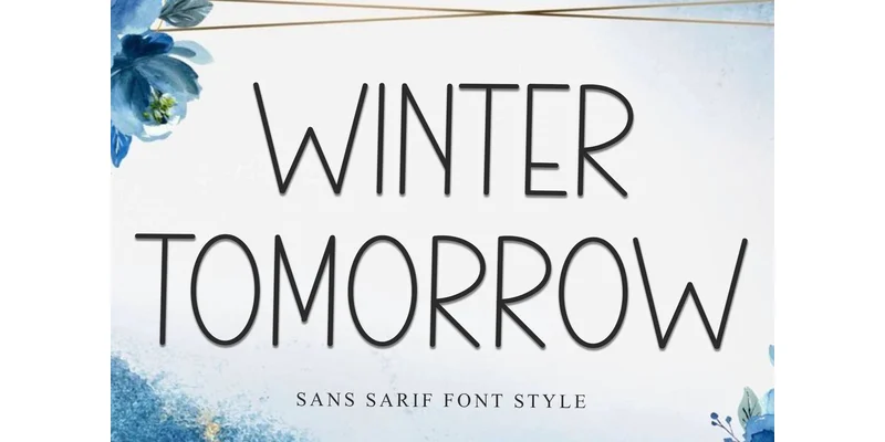 Winter Tomorrow Font by FreshTypeINK by FreshTypeINK — Sans Serif Font