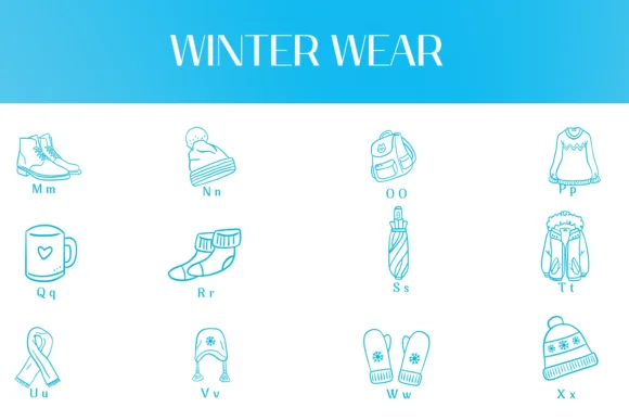 Winter Wear by Heartcraft Atelier — Dingbats Font — thumbnail 3